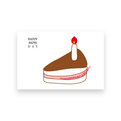 Postcard　Birthday Cake