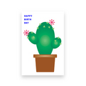 Postcard　Birthday Cactus
