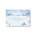 寒中見舞い葉書　雪景色柄CGKH252